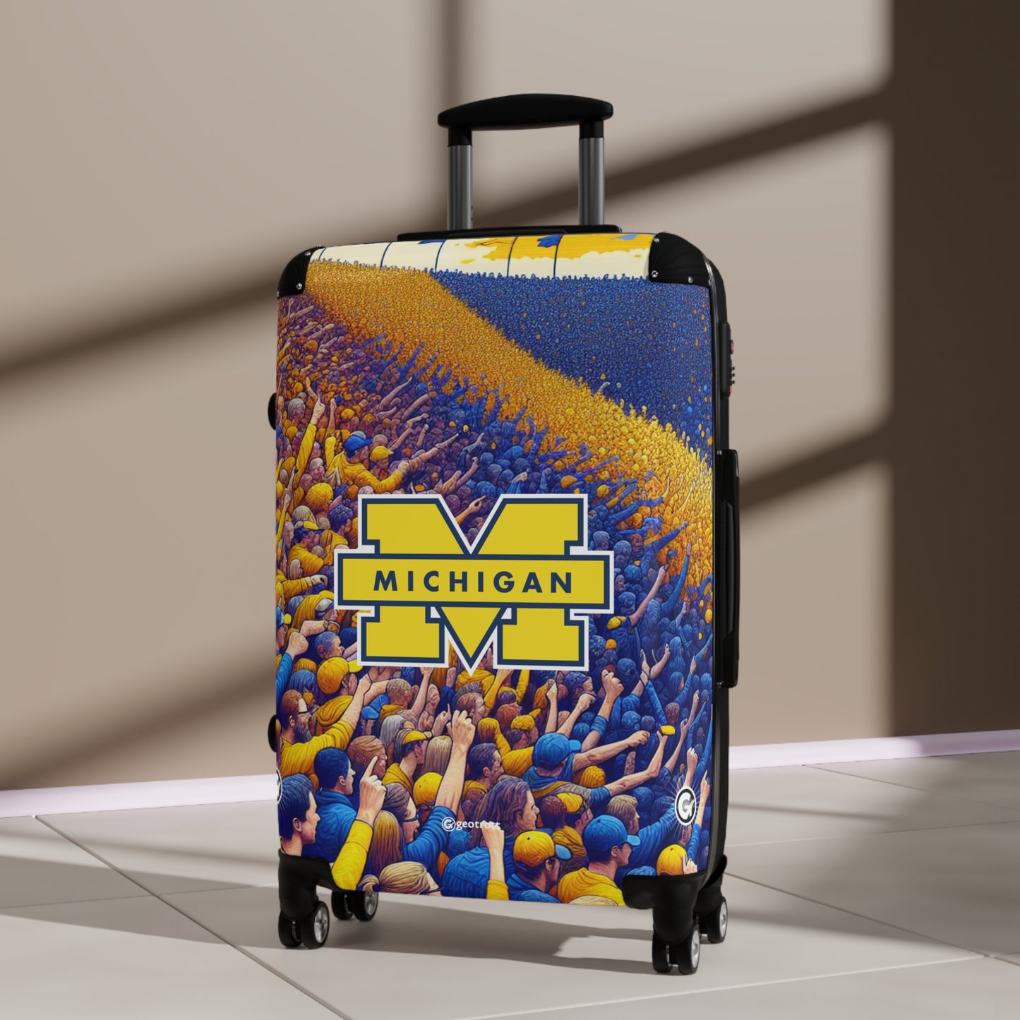 Michigan State Wolverines Football Team COLLEGE Team Luggage Bag Rolling Suitcase Travel Accessories