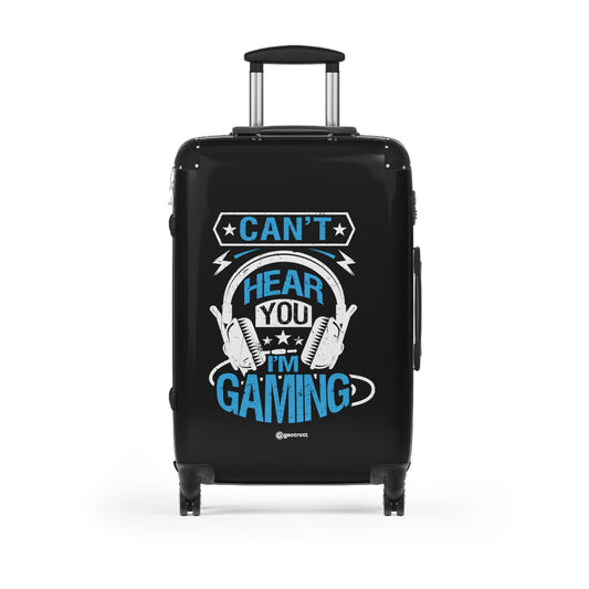 Can't Hear you I'm Gaming Gamer Gaming Suitcase-Bags-Geotrott