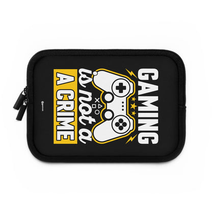 Jugar no es un delito Funda para portátil ligera y suave de neopreno para juegos Gamer