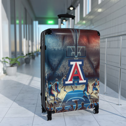 University of Arizona Wildcats Men's Basketball Team Luggage Bag Rolling Suitcase Spinner