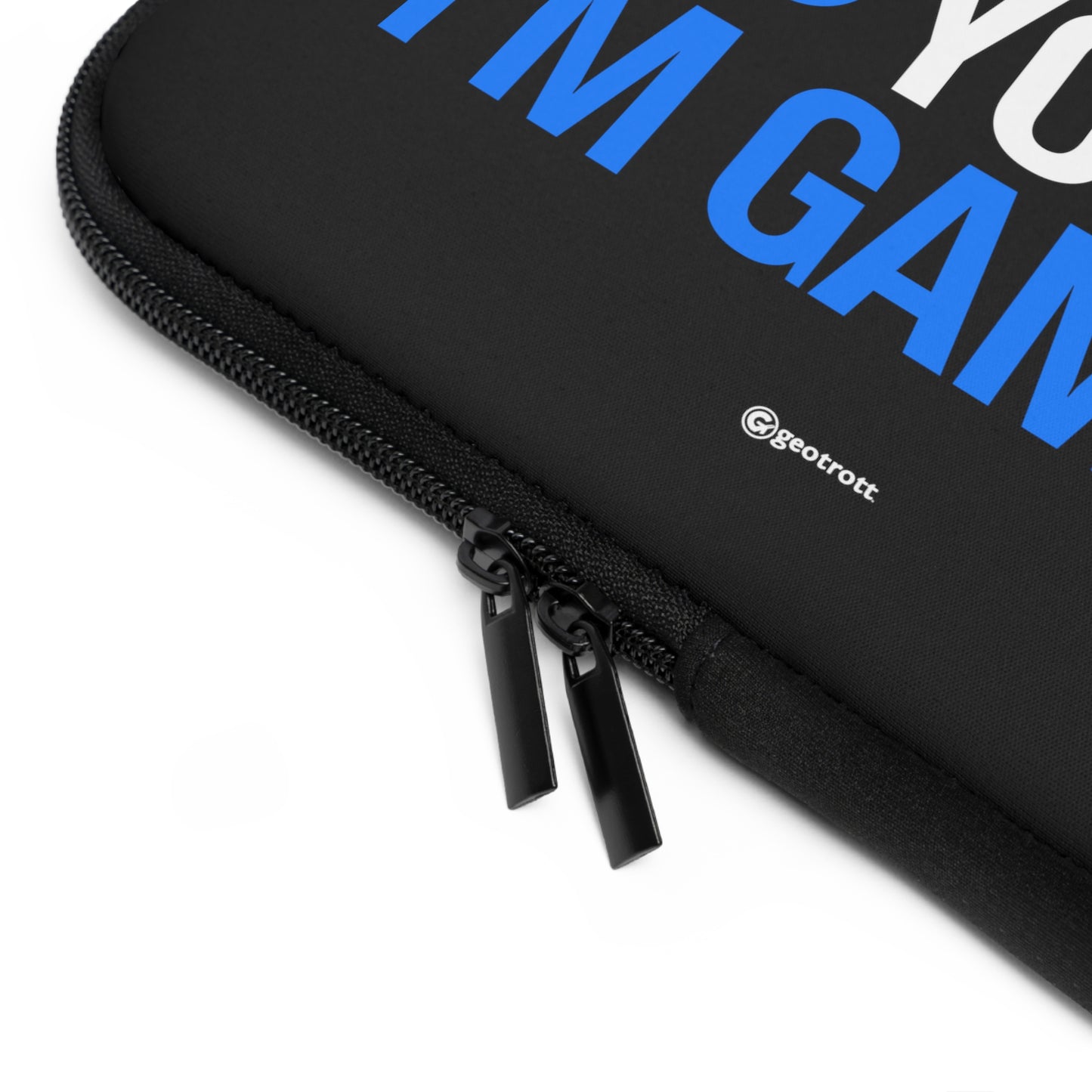 Lo siento, no puedo escucharte. Soy un jugador de juegos. Funda para computadora portátil de neopreno suave y liviana.