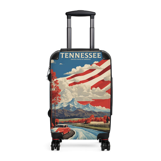 Tennessee Adventure: Vintage Travel Poster, Patriotic Autumn Landscape Vintage Travel Poster