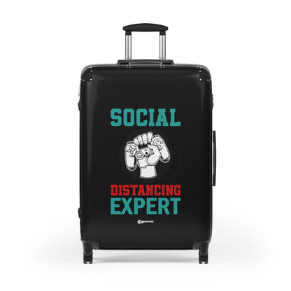 Social Distancing Expert Gamer Gaming Suitcase-Bags-Geotrott