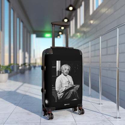 Albert Einstein two days before turning 65  20TH CENTURY Photos Luggage Bag Rolling Suitcase Spinner