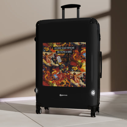 Zucchero Sugar Fornaciari Oro Incenso & Birra Eighties Music Album Luggage Bag Rolling Suitcase Spinner