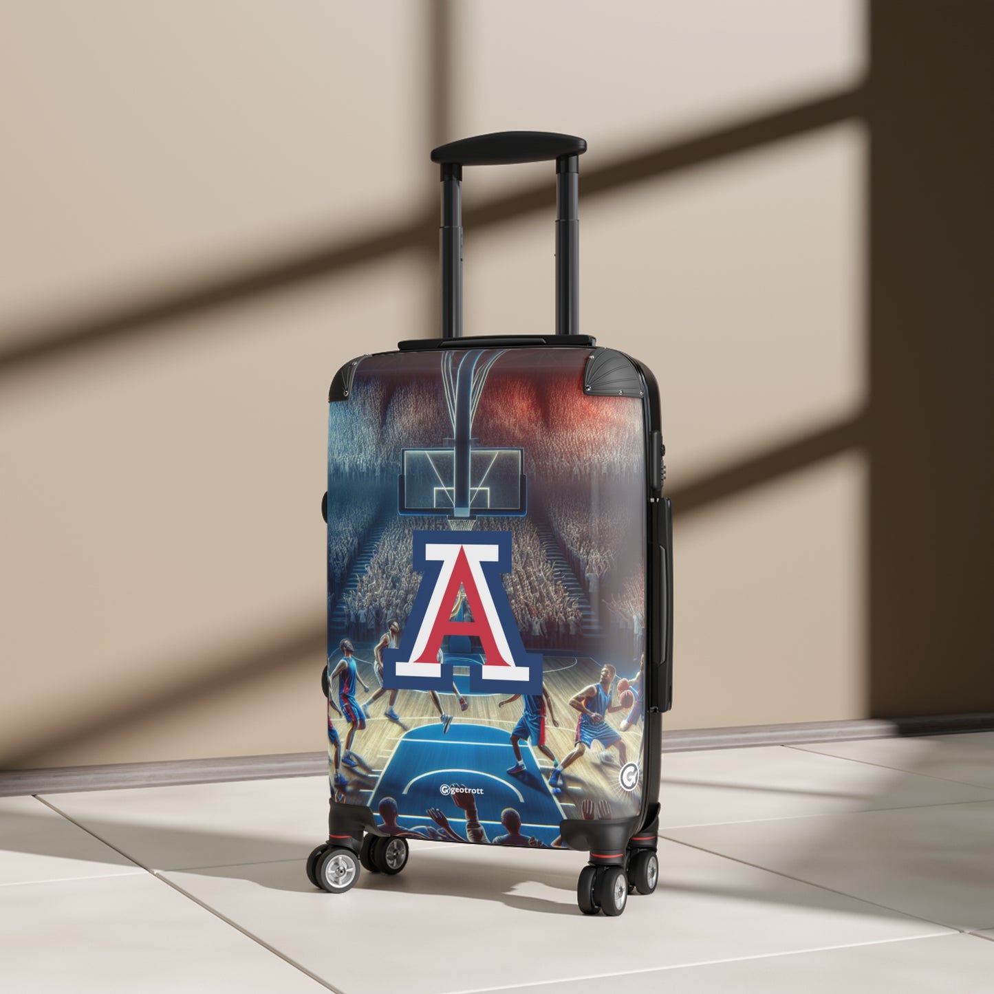 University of Arizona Wildcats Men's Basketball Team Luggage Bag Rolling Suitcase Spinner