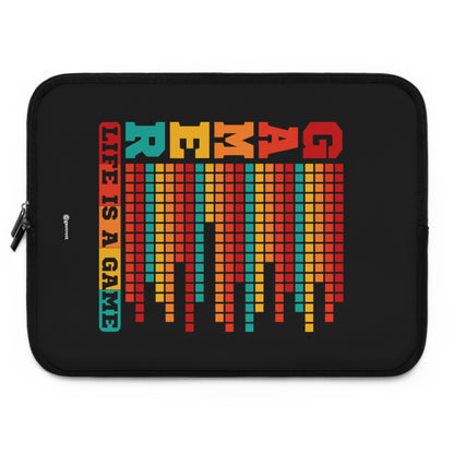 Gamer life is a Game 2 Gamer Gaming Lightweight Smooth Neoprene Laptop Sleeve