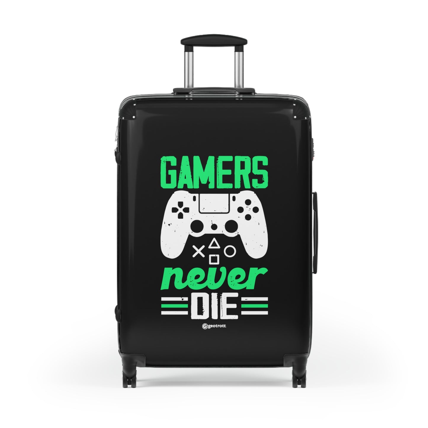 Gamers never Die 3 Gamer Gaming Suitcase-Bags-Geotrott