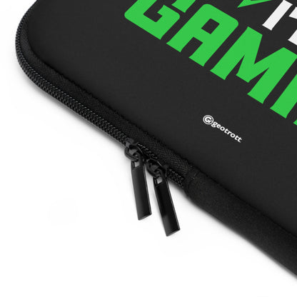 Do not Disturb I'm Gaming Gamer Gaming Lightweight Smooth Neoprene Laptop Sleeve