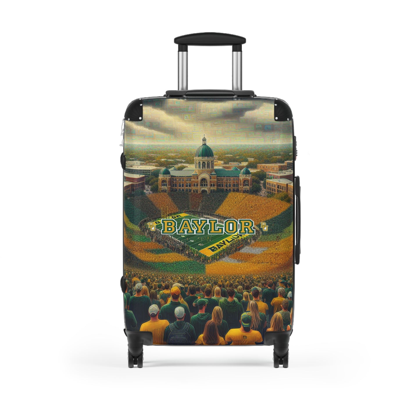 University Baylor Bears College Football Team Luggage Bag Rolling Suitcase Travel Accessories