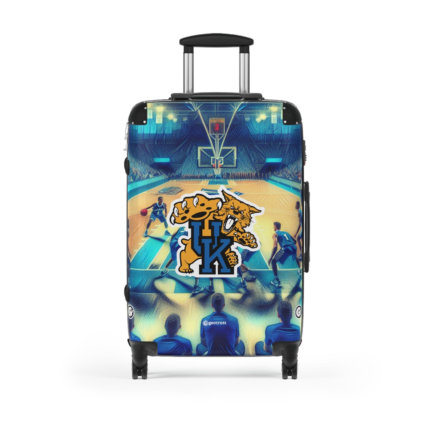 Kentucky Wildcats men's Basketball Team Luggage Bag Rolling Suitcase Spinner