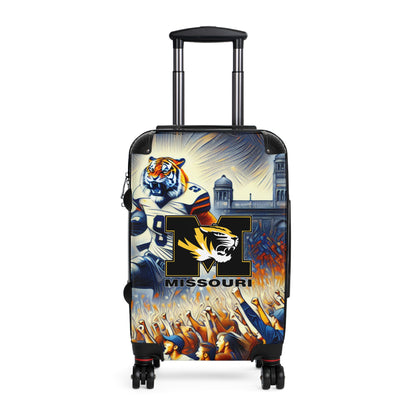 Missouri State University Tigers Football Team Luggage Bag Rolling Suitcase Spinner