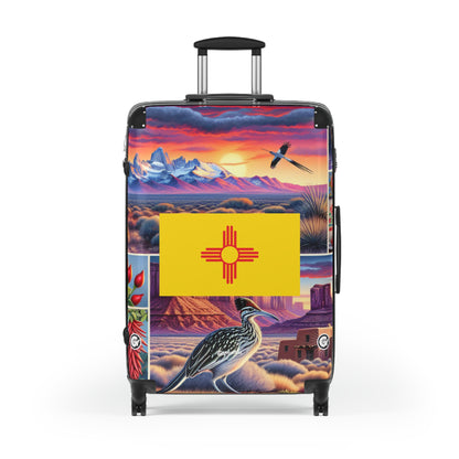 New Mexico USA STATE FLAGS Luggage Bag Rolling Suitcase Travel Accessories