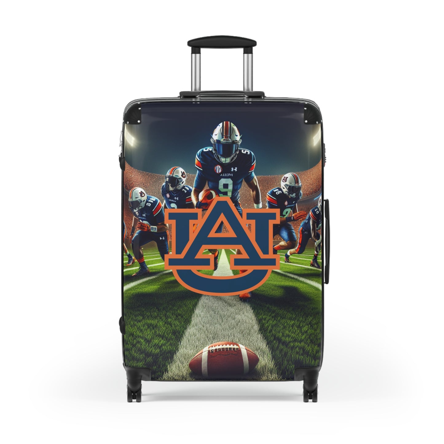 Auburn University Tigers College Football Team Luggage Bag Rolling Suitcase Spinners