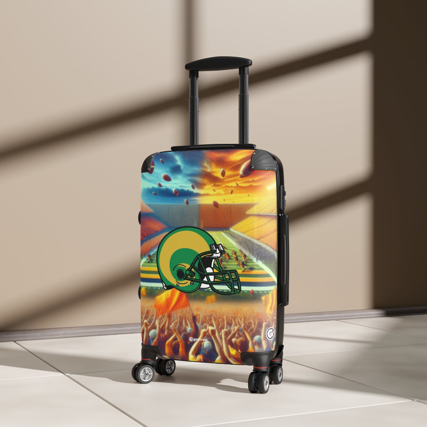 Colorado State Rams Football NCAA COLLEGE Team Luggage Bag Rolling Suitcase Spinner