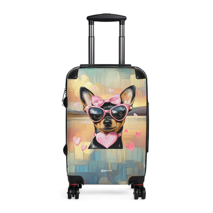 Sweetheart Chihuahua Bliss Luggage Bag Rolling Suitcase Spinner