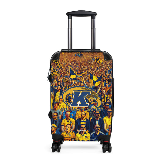 Kent State Golden Flashes COLLEGE Luggage Bag Rolling Suitcase Travel Accessories