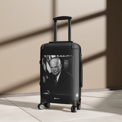 US President Dwight D. Eisenhower NARA 20TH CENTURY Photos Luggage Bag Rolling Suitcase Spinner