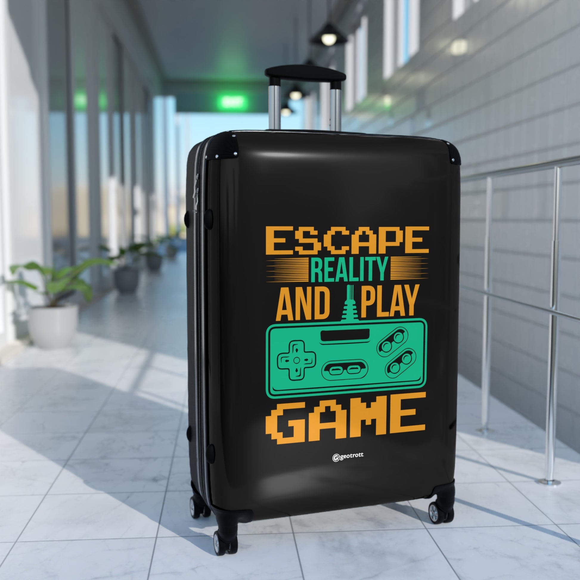 Escape Reality and Play Game Gamer Gaming Suitcase-Bags-Geotrott