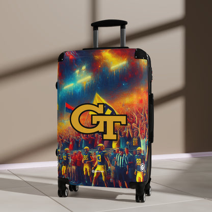 Georgia Tech Yellow Jackets College Football Team Luggage Bag Rolling Suitcase Spinner