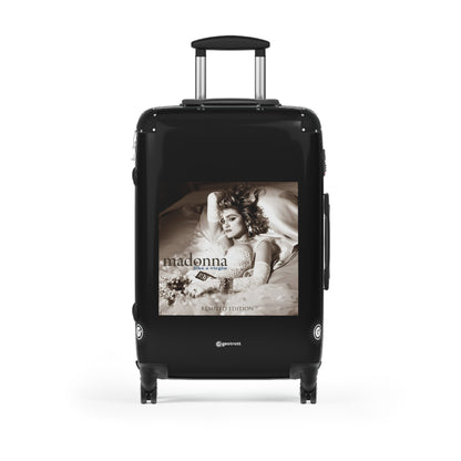 Madonna Like a Virgin Eighties Music Album Luggage Bag Rolling Suitcase Spinner