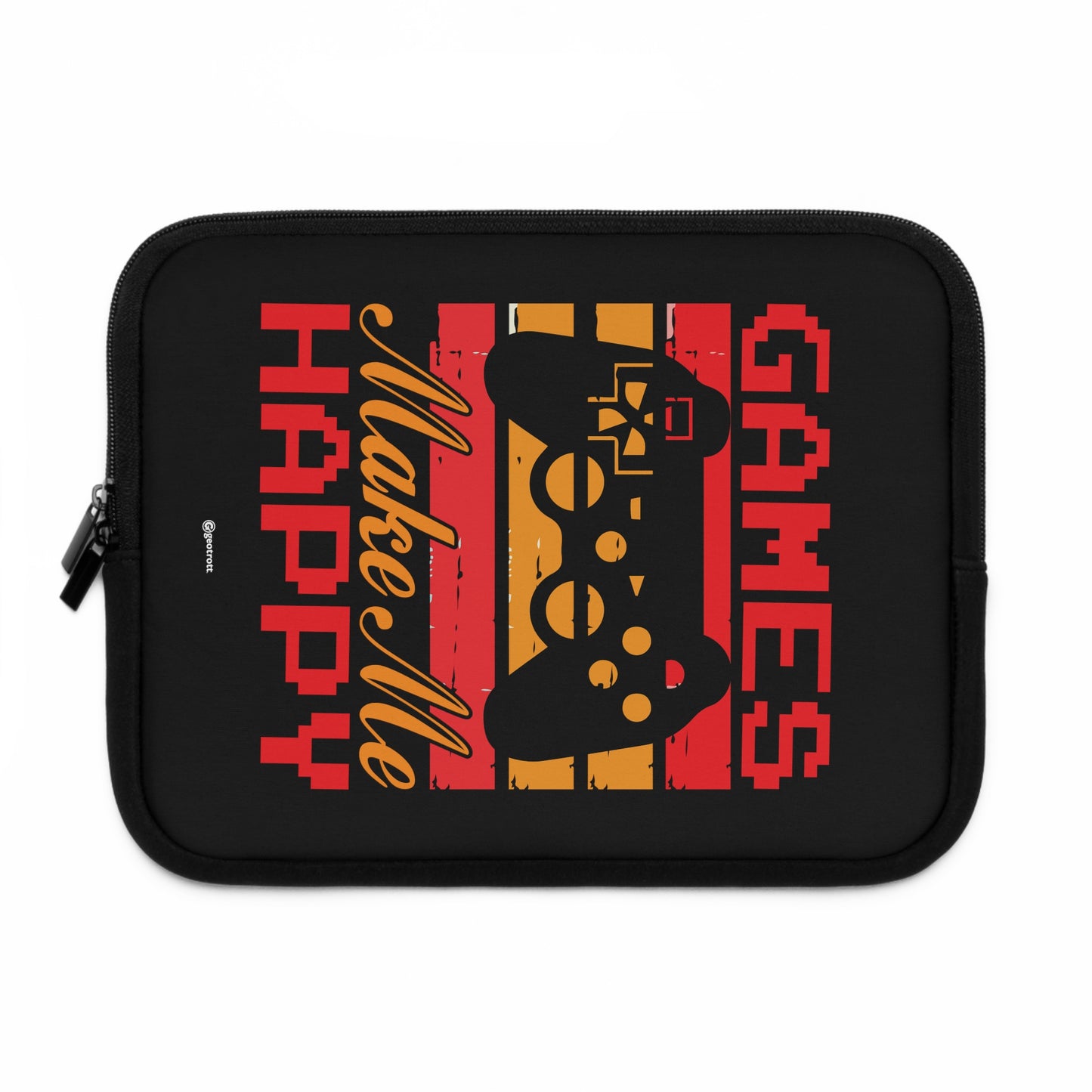 Games Make me Happy Gamer Gaming Laptop Sleeve