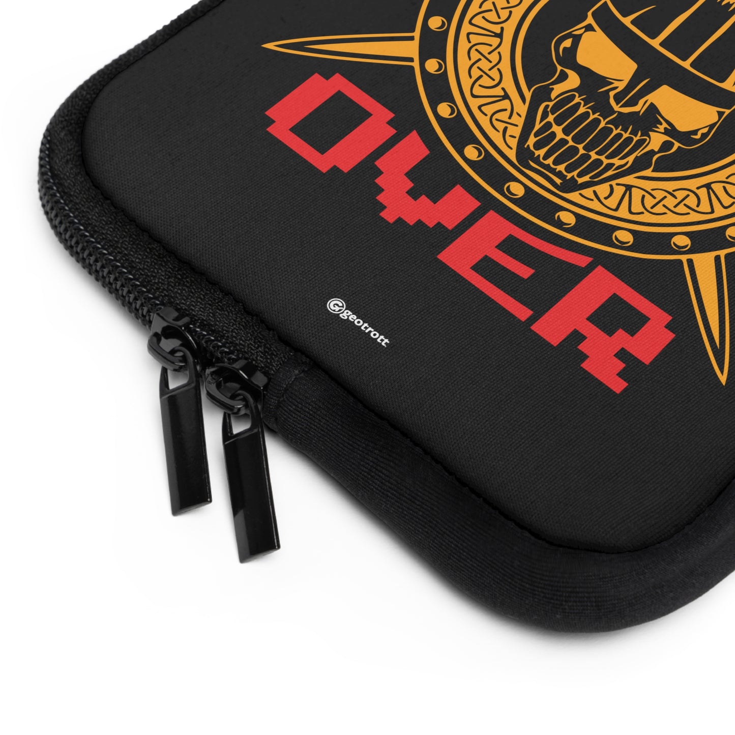 Game Over Gamer Gaming Lightweight Smooth Neoprene Laptop Sleeve