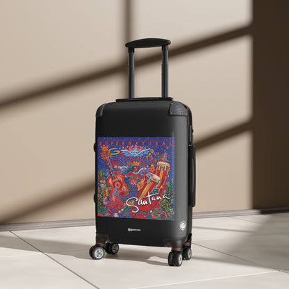 Carlos Santana "Supernatural" Music Album Luggage Bag Rolling Suitcase Spinner