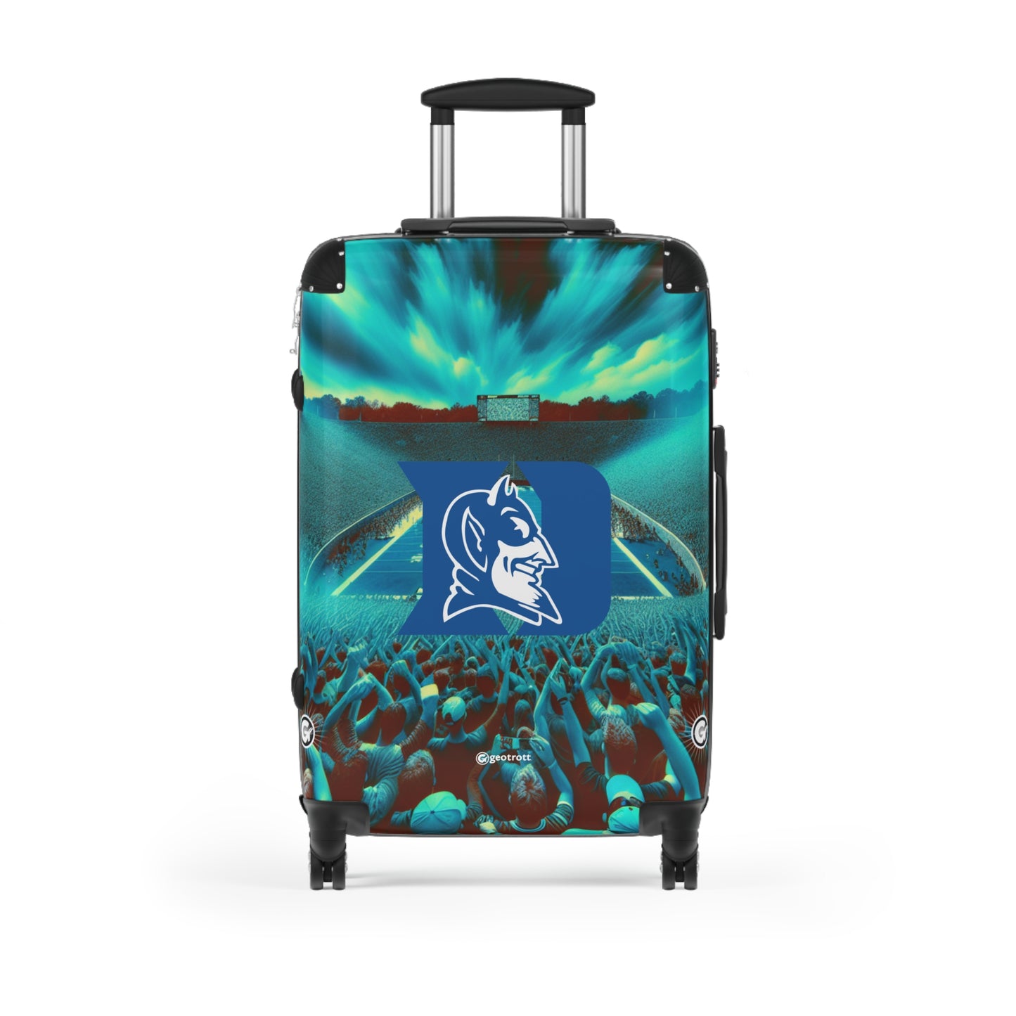 Duke University Blue Devils College Team Luggage Bag Rolling Suitcase Spinner