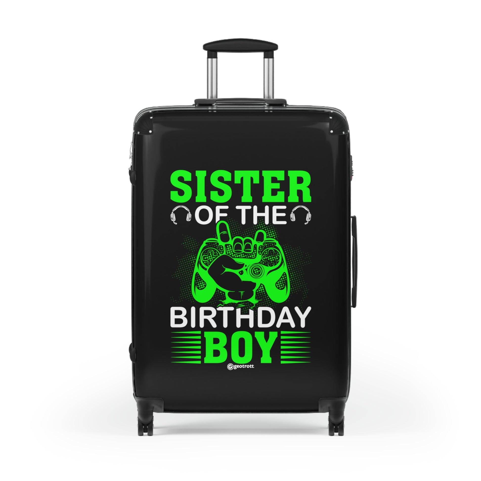 Sister of the Birthday Boy Gamer Gaming Suitcase-Suitcase-Geotrott