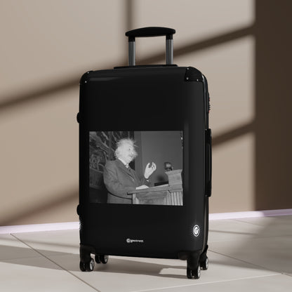 Albert Einstein Addressing Scientists 20TH CENTURY Photos Luggage Bag Rolling Suitcase Spinner