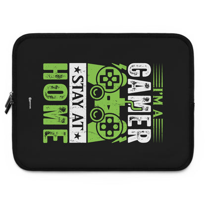 I'm a Gamer Stay at Home Gamer Gaming Lightweight Smooth Neoprene Laptop Sleeve