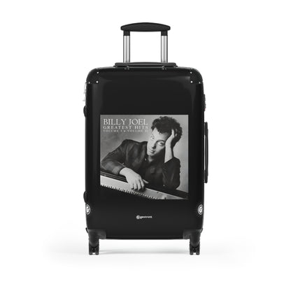 Billy Joel Greatest Hits Eighties Music Album Luggage Bag Rolling Suitcase Spinner