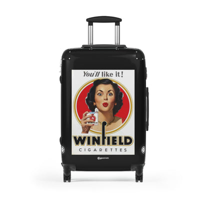 You'll like it Winfield Cigarette Vintage Posters Retro Ad Luggage Bag Rolling Suitcase Spinner