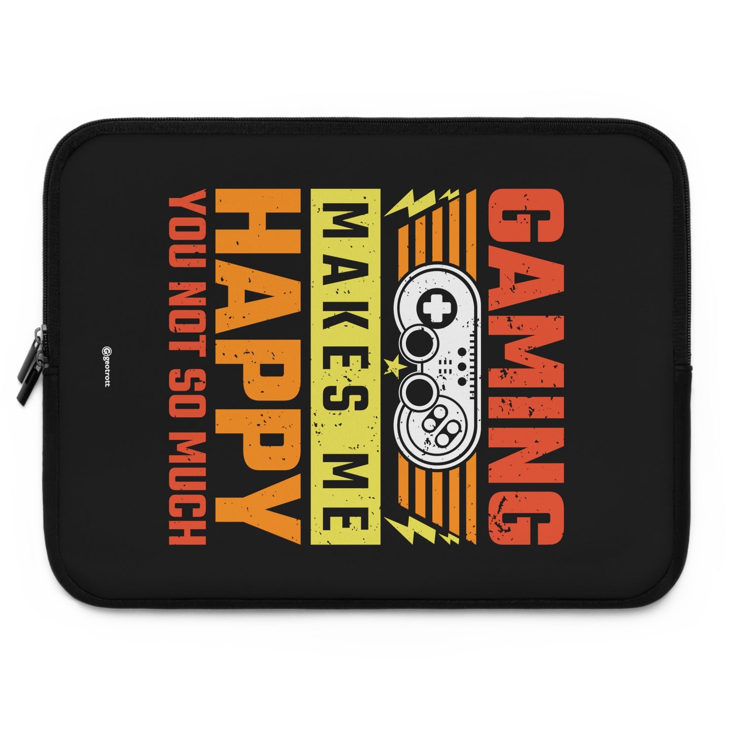 Los juegos me hacen feliz. Tú no tanto. 2 Funda para portátil de neopreno suave y ligera para juegos Gamer