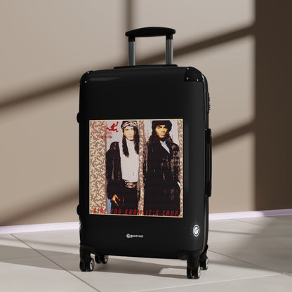 Milli Vanilli Girl you know its True Eighties Music Album Luggage Bag Rolling Suitcase Spinner