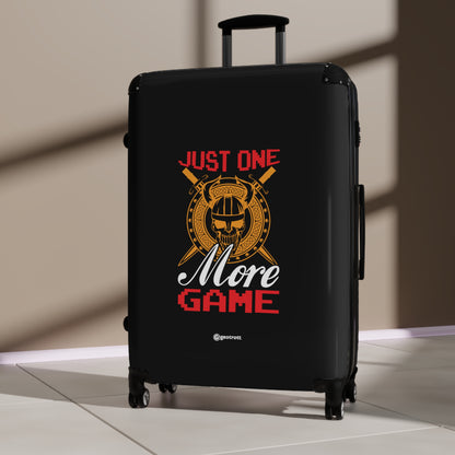 Just One More Game Gamer Gaming Suitcase-Bags-Geotrott