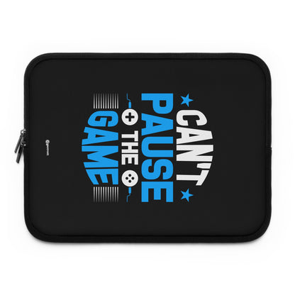 Can't Pause the Game Gamer Gaming Lightweight Smooth Neoprene Laptop Sleeve