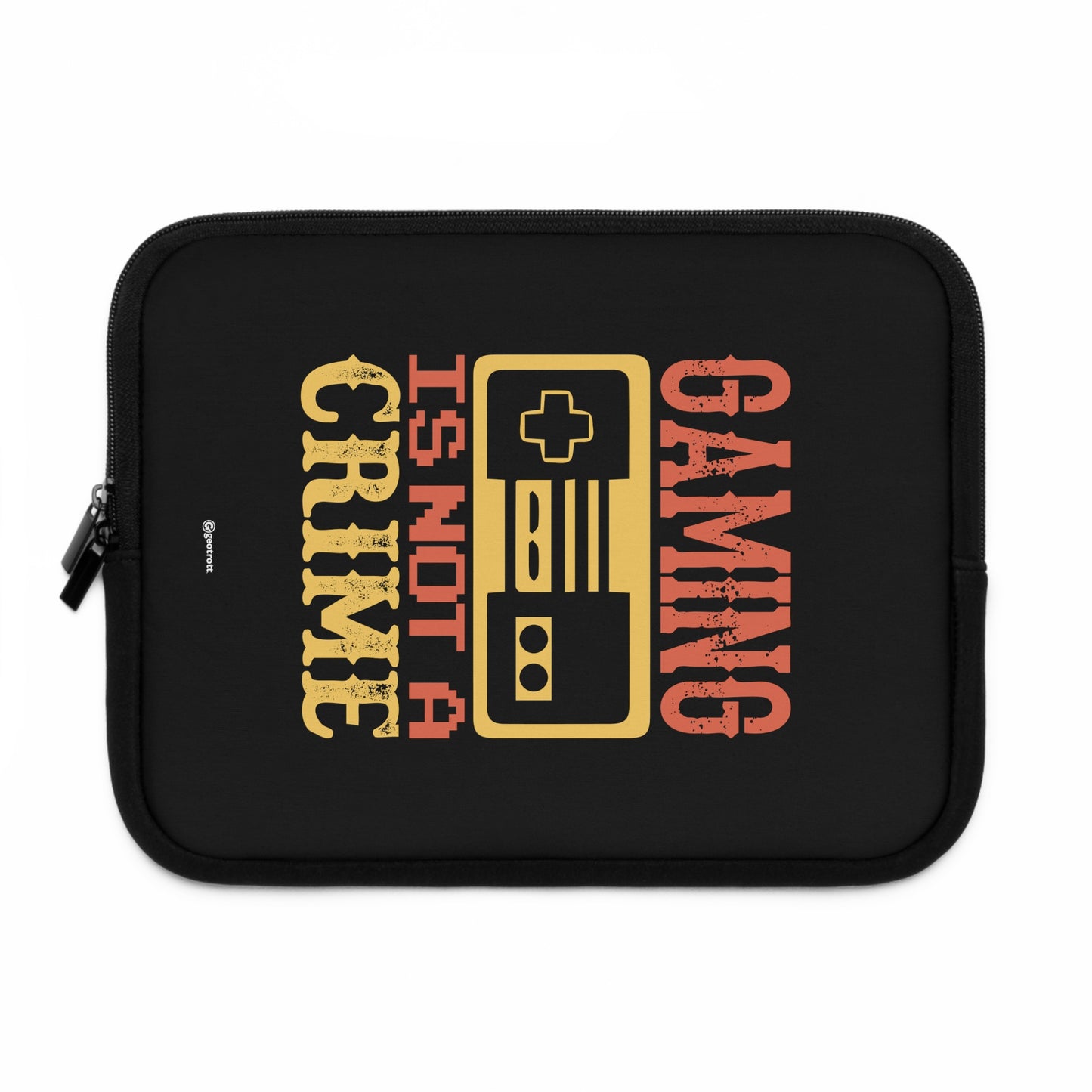 Gaming is not a Crime 3 Gamer Gaming Lightweight Smooth Neoprene Laptop Sleeve