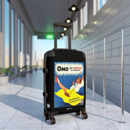 Omo Liquid Laundry Detergent Vintage Posters Retro Ad Luggage Bag Rolling Suitcase Spinner