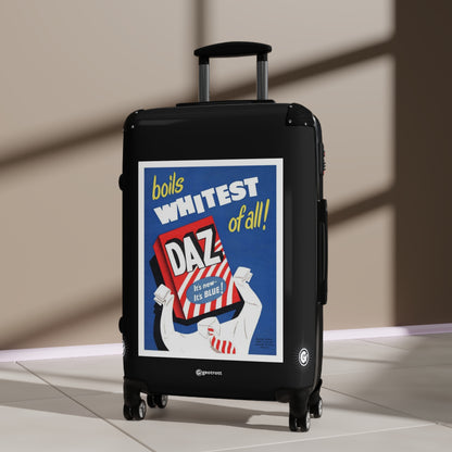 Daz 1950s Uk Washing Powder Products Vintage Posters Retro Ad Luggage Bag Rolling Suitcase Spinner