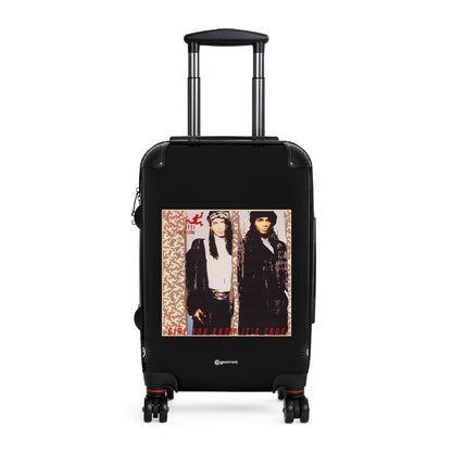 Milli Vanilli Girl you know its True Eighties Music Album Luggage Bag Rolling Suitcase Spinner