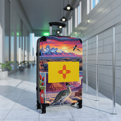 New Mexico USA STATE FLAGS Luggage Bag Rolling Suitcase Travel Accessories