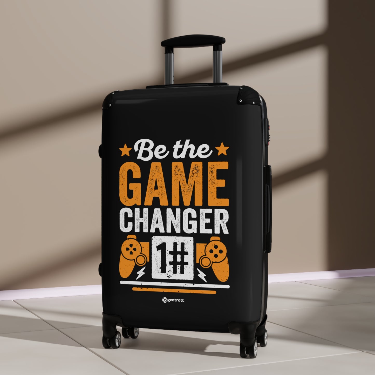 Be the Game Changer Gamer Gaming Suitcase-Bags-Geotrott