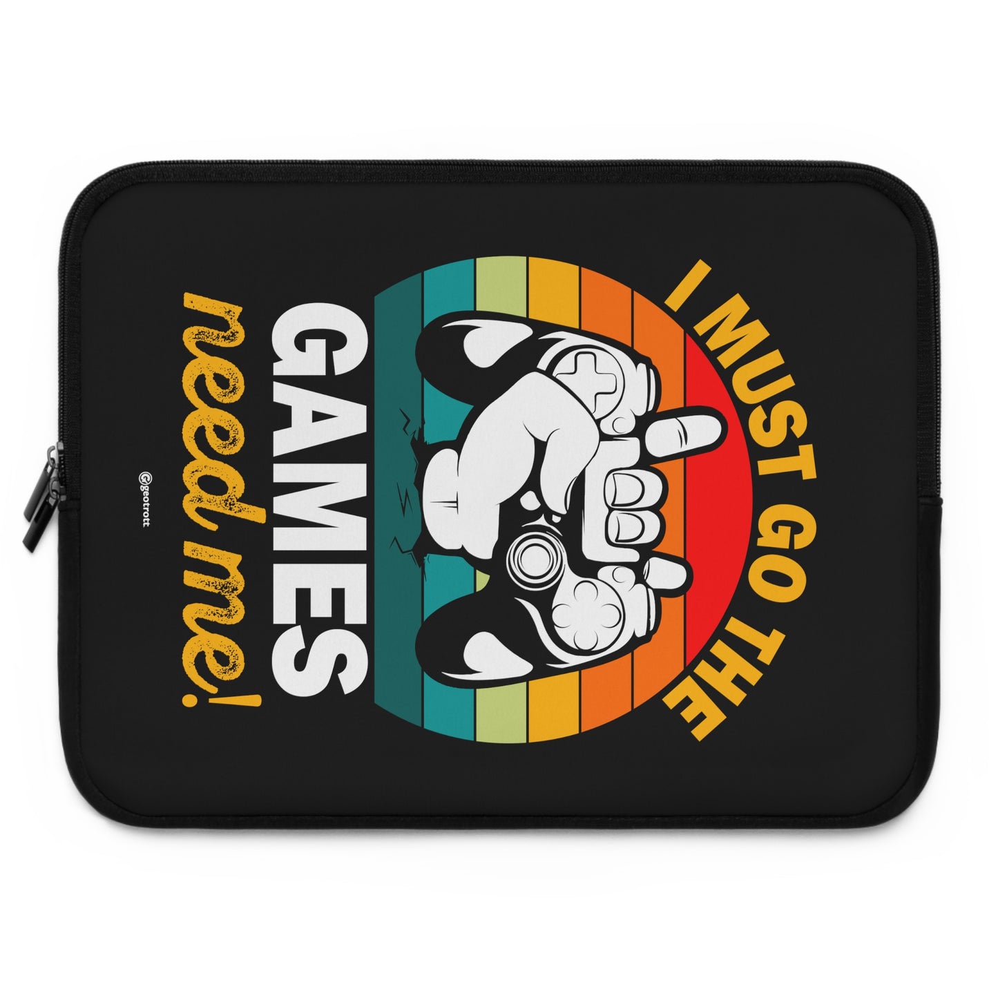 Debo irme Los juegos me necesitan Funda para portátil ligera y suave de neopreno para juegos Gamer