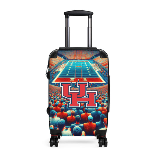 University of Houston Cougars Shasta COLLEGE Team Luggage Bag Rolling Suitcase Travel Accessories