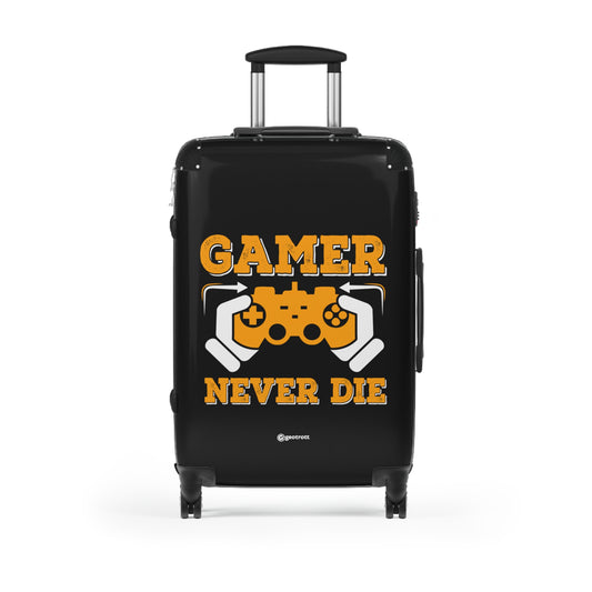 Gamers Never Die Gamer Gaming Suitcase-Suitcase-Geotrott