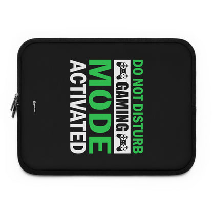 Do not Disturb Gaming Mode Activated Gamer Gaming Lightweight Smooth Neoprene Laptop Sleeve