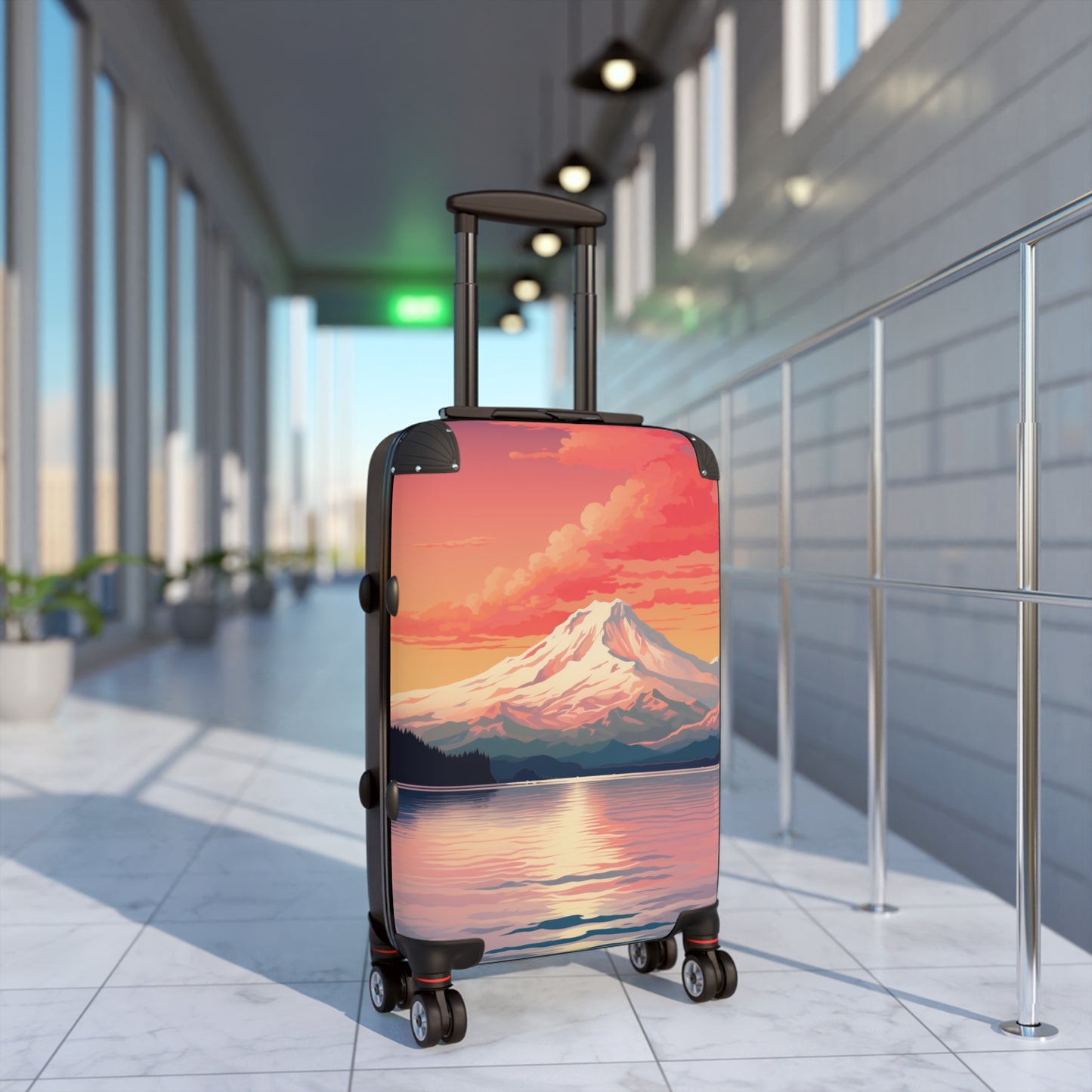 The Sunset Over The Volcanoes In Tacoma Poster In The S B1Aa4240-Cc0D-475D-8594-71415F06Fd47 1
