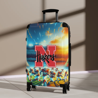 Football Team Luggage Bag Rolling Suitcase Spinner